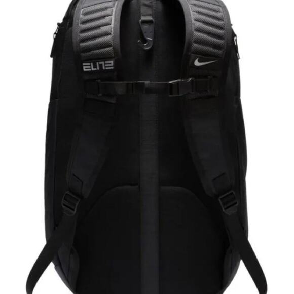 Nike Hoops Elite Pro Backpack Basketball Black Metallic Silver BA5554-011 NEW. - Picture 2 of 3